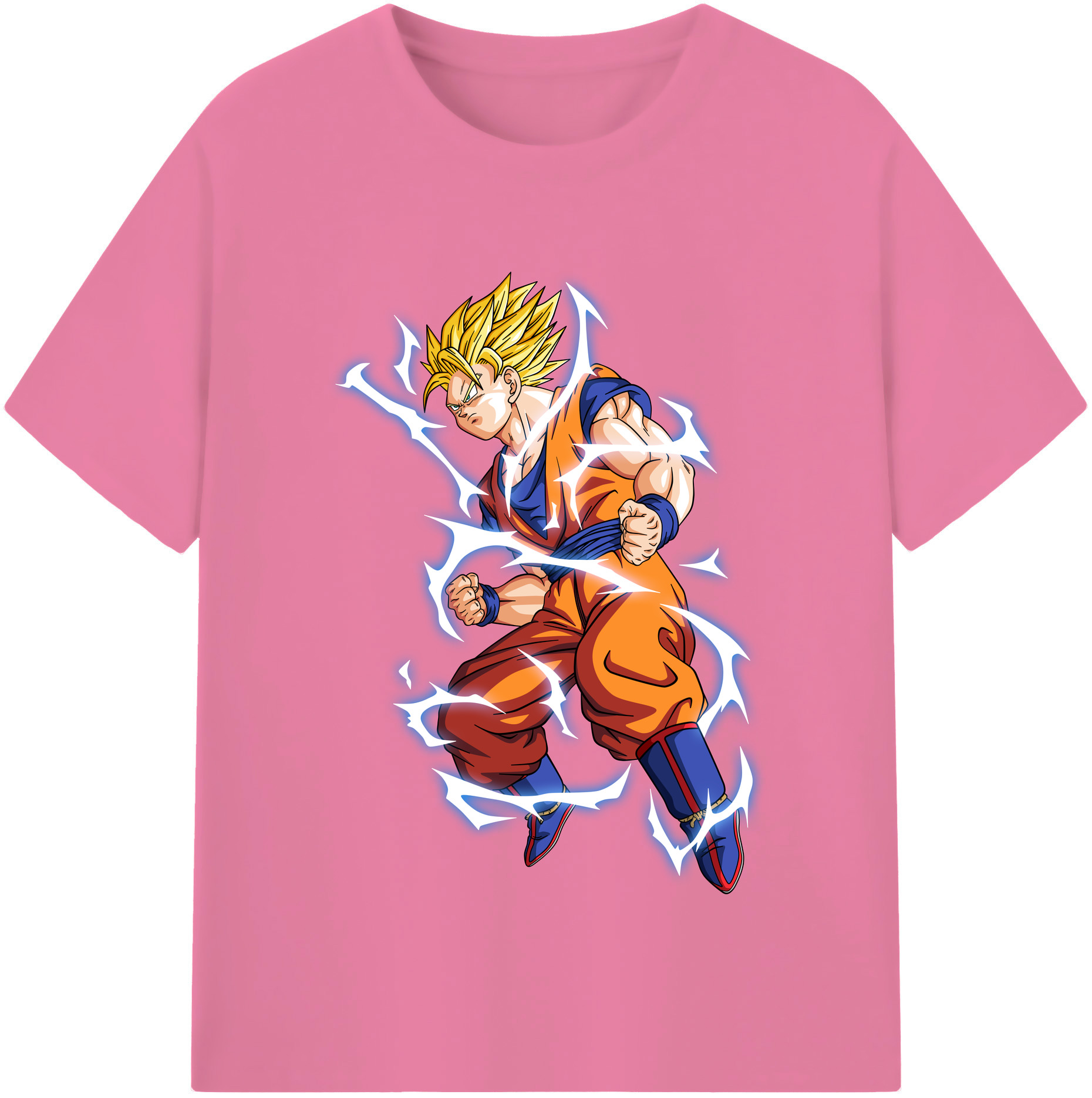（画像用） ドラゴンボール 孫悟空（そん ごくう）Son Goku カカロット DRAGON BALL Kakarotto 綿100％半袖Tシャツ（フロントプリント）